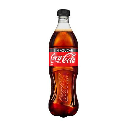 Coca-cola sin azúcar 600 ml