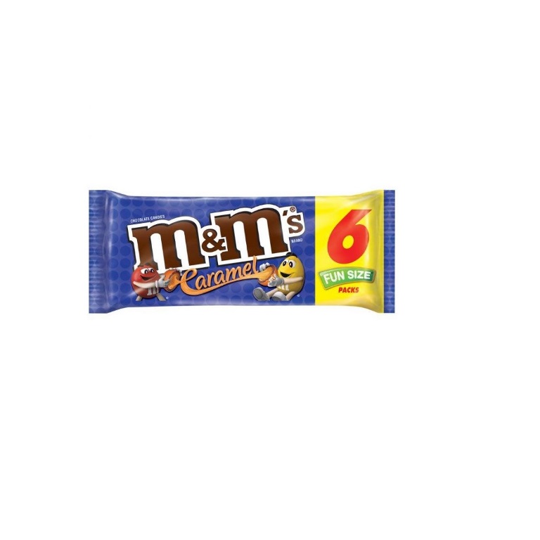 M&M caramel six pack