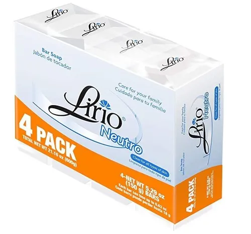 Jabon tocado lirio neutro 4pz