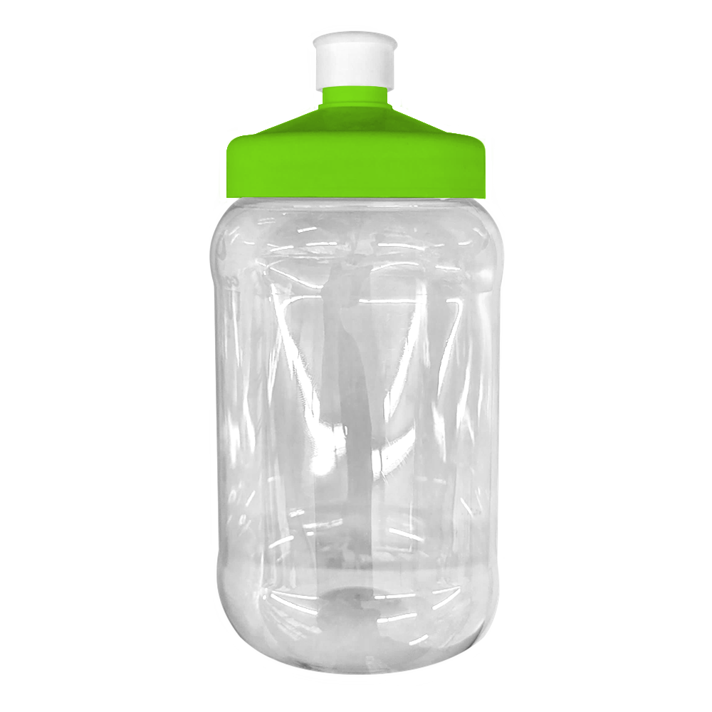 ENVASE PET 500 ML TAPA CHUPON VERDE NEON