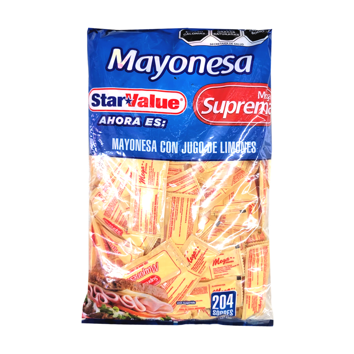 MAYONESA SOBRE STAR VALUE 8 GR