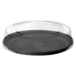 DOMO REDONDO BAJO BASE NEGRA 29.5X7CM