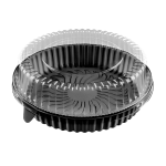 DOMO REDONDO BASE NEGRA 22X8.2CM