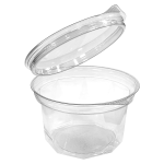 CONTENEDOR REDONDO CON TAPA BISAGRA 500ML