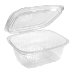 CONTENEDOR RECTANGULAR CON TAPA BISAGRA 450ML