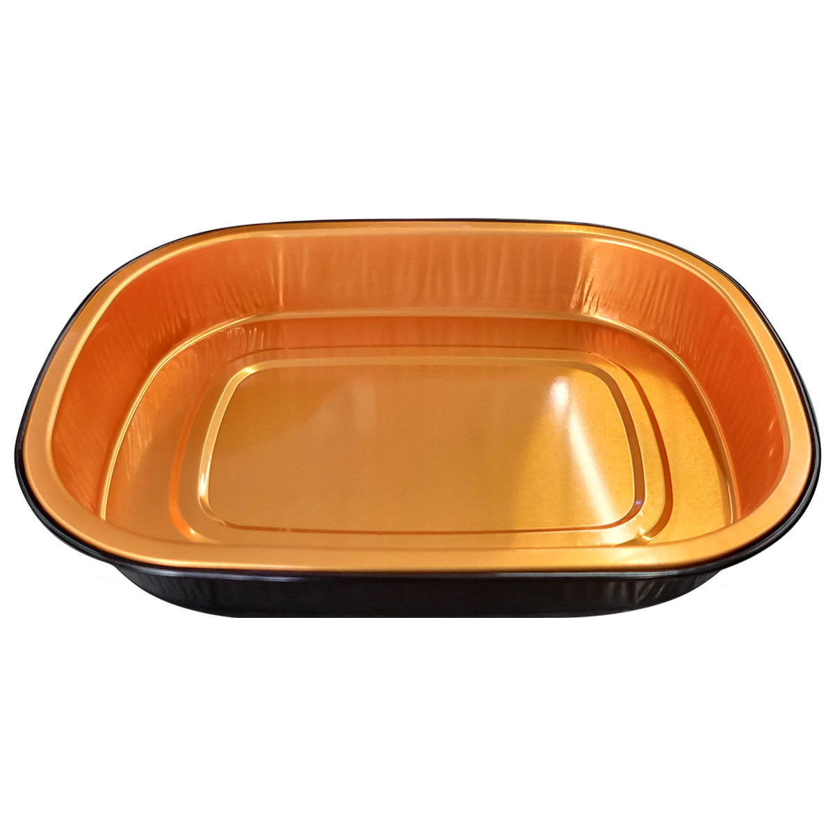 XB-2116 MOLDE RECT. NEGRO-DORADO 770ML-26 OZ