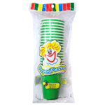 VASO PAYASIFIESTA # 8 CARTON VERDE