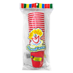 VASO PAYASIFIESTA # 8 CARTON ROJO