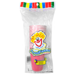 VASO PAYASIFIESTA # 12 CARTON ROSA