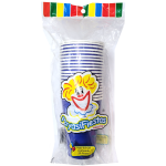 VASO PAYASIFIESTA # 12 CARTON AZUL PEPSI