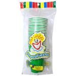VASO PAYASIFIESTA # 12 CARTON VERDE