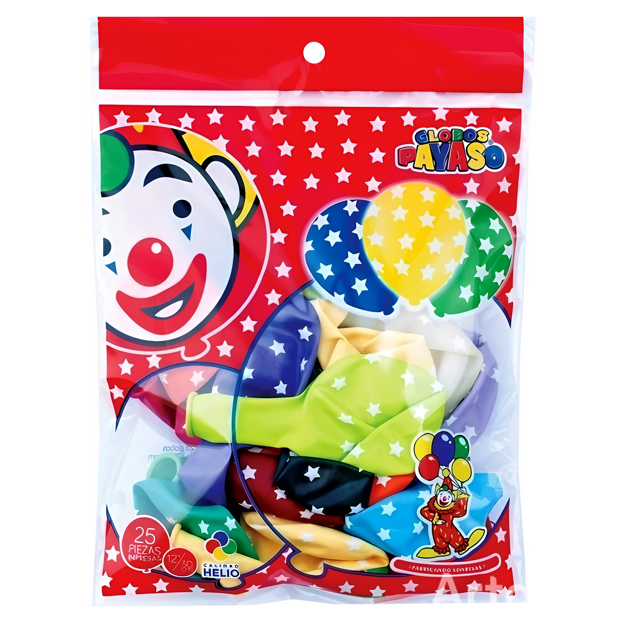 GLOBO PAYASO #12 ESTRELLAS