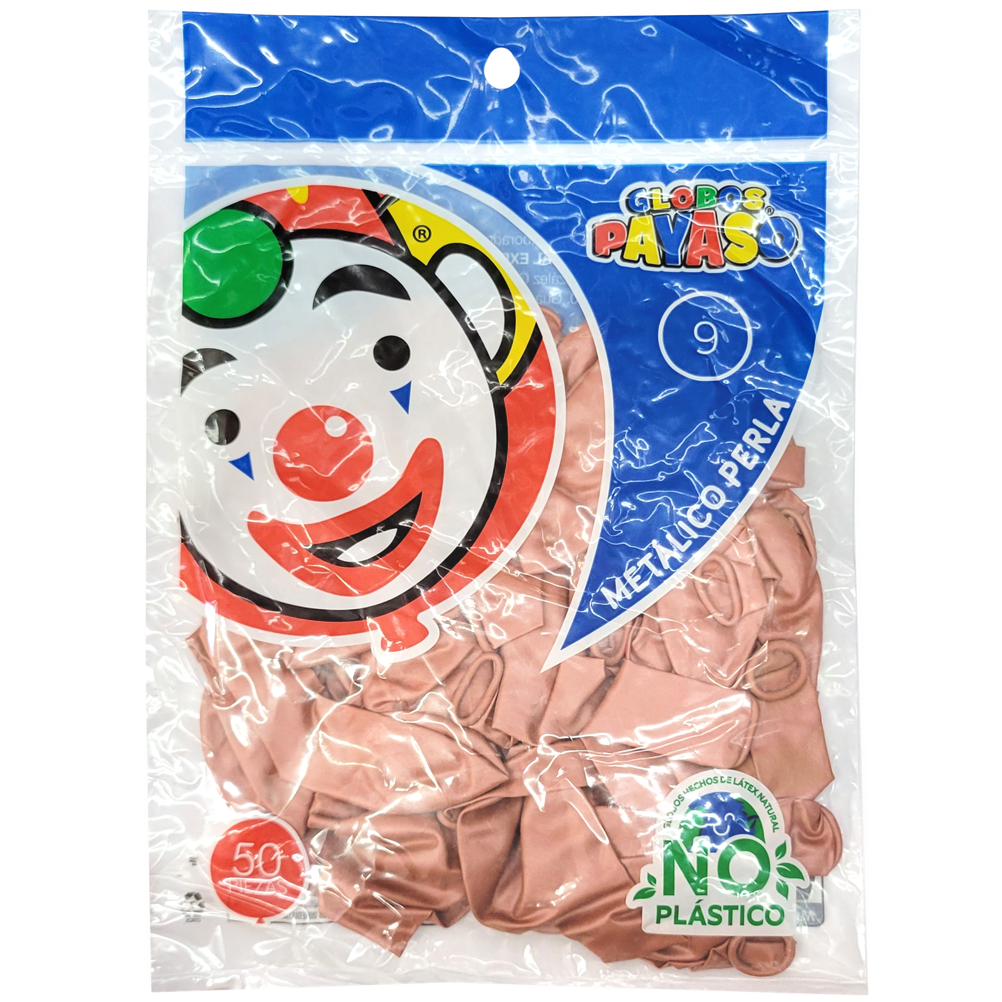 GLO82 GLOBO #9 METALICO ROSE GOLD PERLA 100-50 PZ