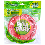 PLATO PALA PARTY #7 ROJO