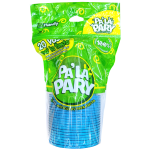 VASO PALA PARTY #12 AZUL CARIBE